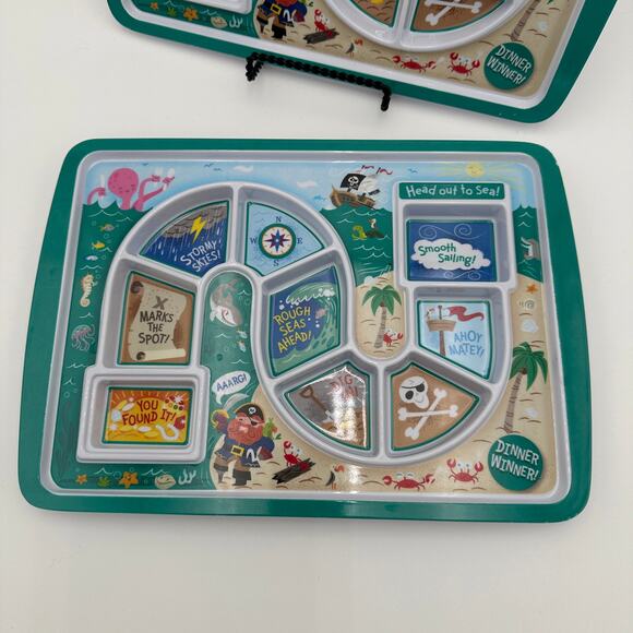 Fred's Dinner Winner Kids Meal Food Trays Pirate - Picture 2 of 13